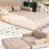 Dvivietis pripučiamas čiužinys - sofa-lova