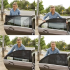 4 x Automobilio Saulės Apsauginė Užuolaida su Tinkleliu nuo Vabzdžių