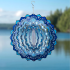 Pakabinama blizgi vėjo gaudyklė – 3D mandala sodui ir kambariui, 12″