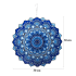 Pakabinama blizgi vėjo gaudyklė – 3D mandala sodui ir kambariui, 12″