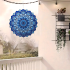 Pakabinama blizgi vėjo gaudyklė – 3D mandala sodui ir kambariui, 12″