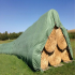 Apsauginė plėvelė šiaudų ir šieno dengimui 7,6x12,5 m
