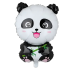 Gimtadienio Balionų Rinkinys Panda 5 vnt.