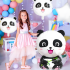 Gimtadienio Balionų Rinkinys Panda 5 vnt.