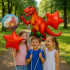 Gimtadienio balionų rinkinys „Dinozauras“, 5 vnt.