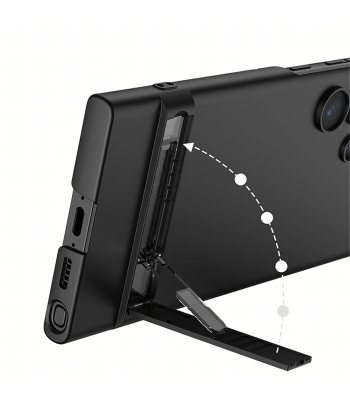 Apsauginis dėklas su stoveliu Samsung Galaxy S24 Ultra – juodas