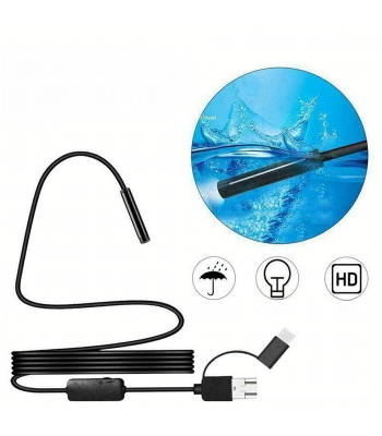 Kamera Endoskopinė Inspekcinė Lanksti LED USB 2m 5,5mm Vandeniui