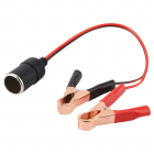 Adapteris cigarečių lizdui su krokodilais 12V/24V