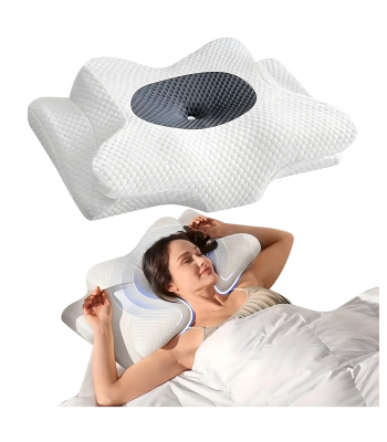 Ortopedinė Pagalvė Miegui Ant Nugaros, Pilvo ir Šonų