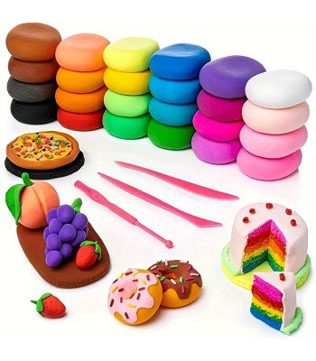 Piankolina 36 vnt. plastilinas ir įrankiai