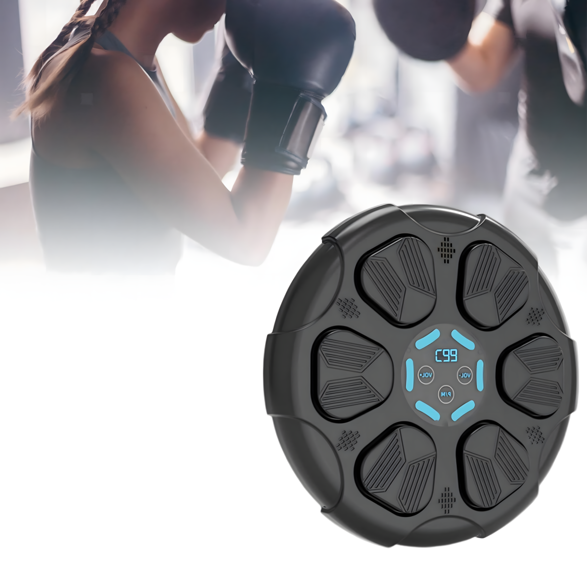 Interaktyvi bokso mašina su Bluetooth ir muzika