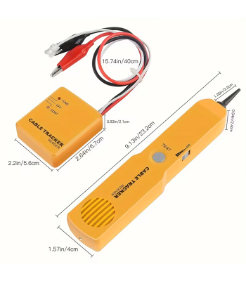 Kabelių Ieškiklis ir Testeris su Sonda RJ11, Dėklas