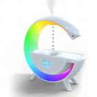 Antigravitacinis Oro Drėkintuvas su RGB Lempa ir Bluetooth Garsiakalbiu