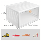 Batų dėžė su skaidriu dangteliu