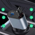 Automobilinis Įkroviklis 4in1 USB C su Sąnariu ir Ritine
