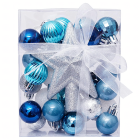 Kalėdinių Žaisliukų Rinkinys 30 vnt. Su Žvaigžde