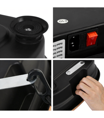 Vibracinė treniruočių ir masažo platforma su nuotoliniu valdymu ir diržais, 150 kg