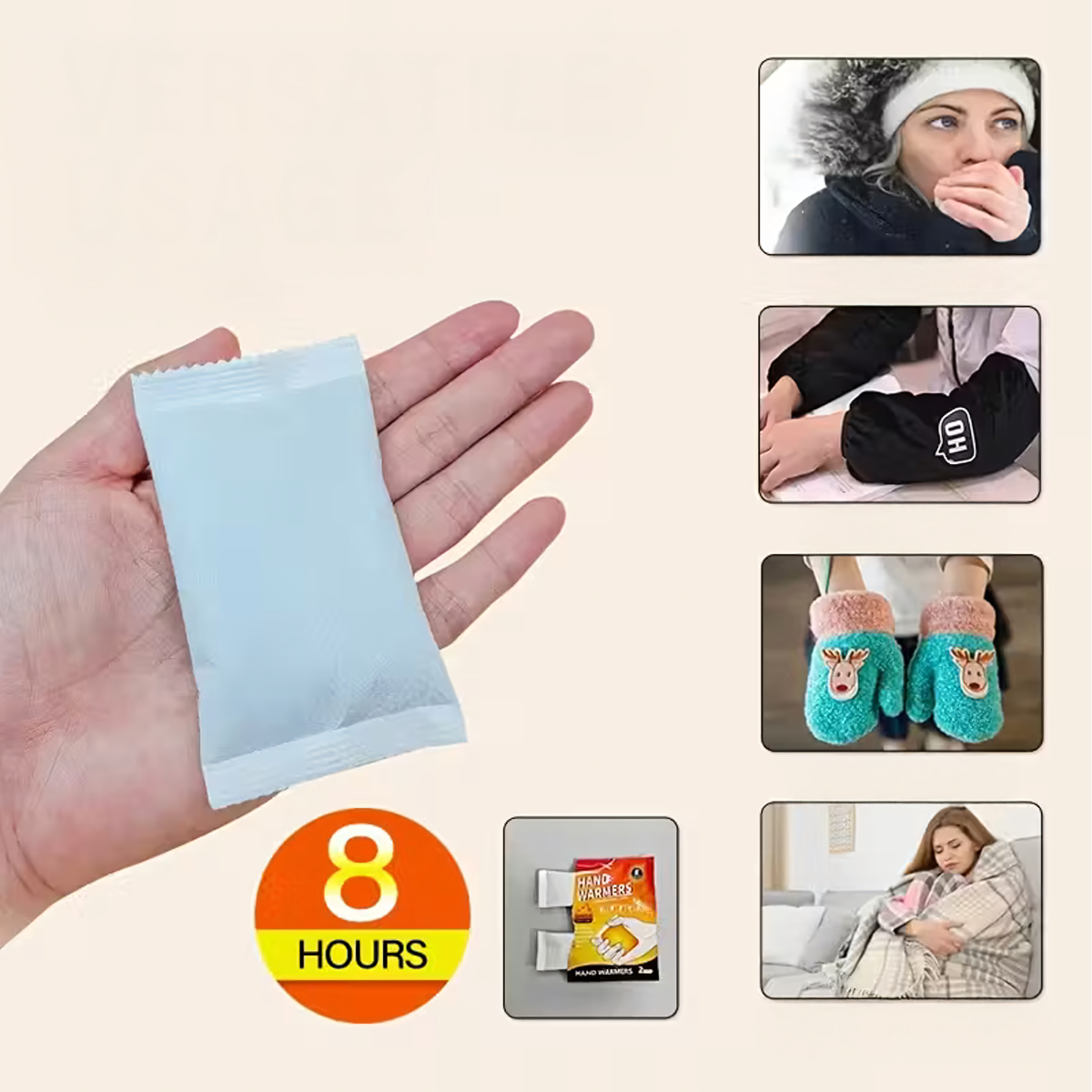 Rankų ir kūno šildytuvai – 10 porų (20 vnt.)