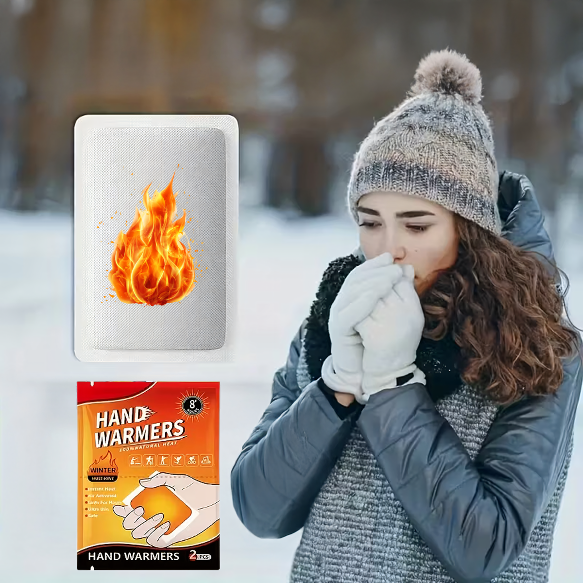 Rankų ir kūno šildytuvai – 10 porų (20 vnt.)