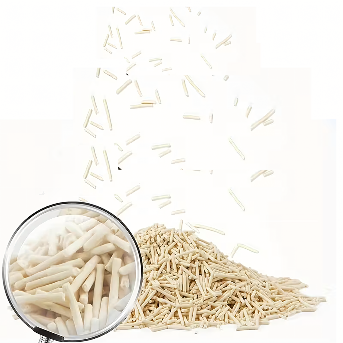 Žirnių kraikas katėms, 2,5 kg