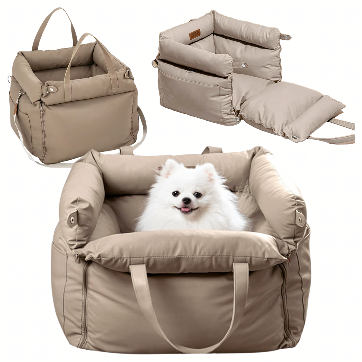 Fotelis–transporteris 2 viename šuniui ir katei 55x50 cm