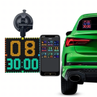 Išmanus LED ekranas galiniam automobilio langui