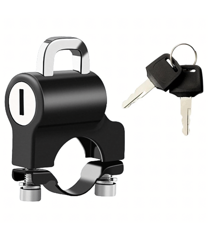 Motociklo šalmo apsauga nuo vagystės