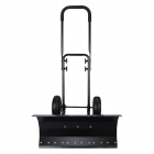 Tvirta sniego kastuvas-plūgas su ratais 75 cm