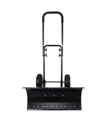 Tvirta sniego kastuvas-plūgas su ratais 75 cm