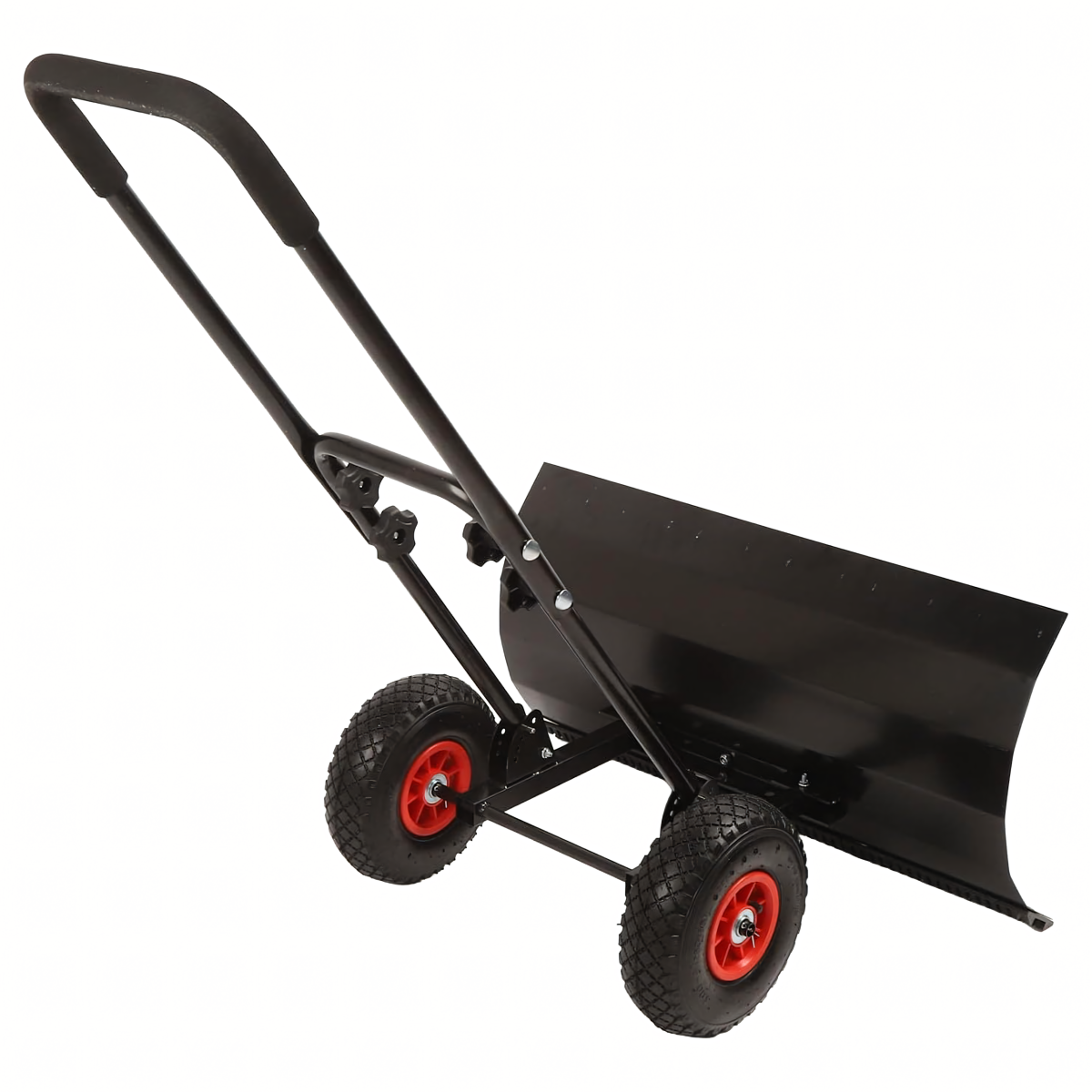 Tvirta sniego kastuvas-plūgas su ratais 75 cm