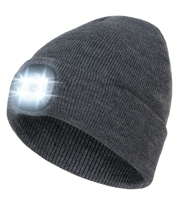 Žieminė Kepurė su LED Žibintuvėliu Žieminė Kepurė su LED Žibintuvėliu