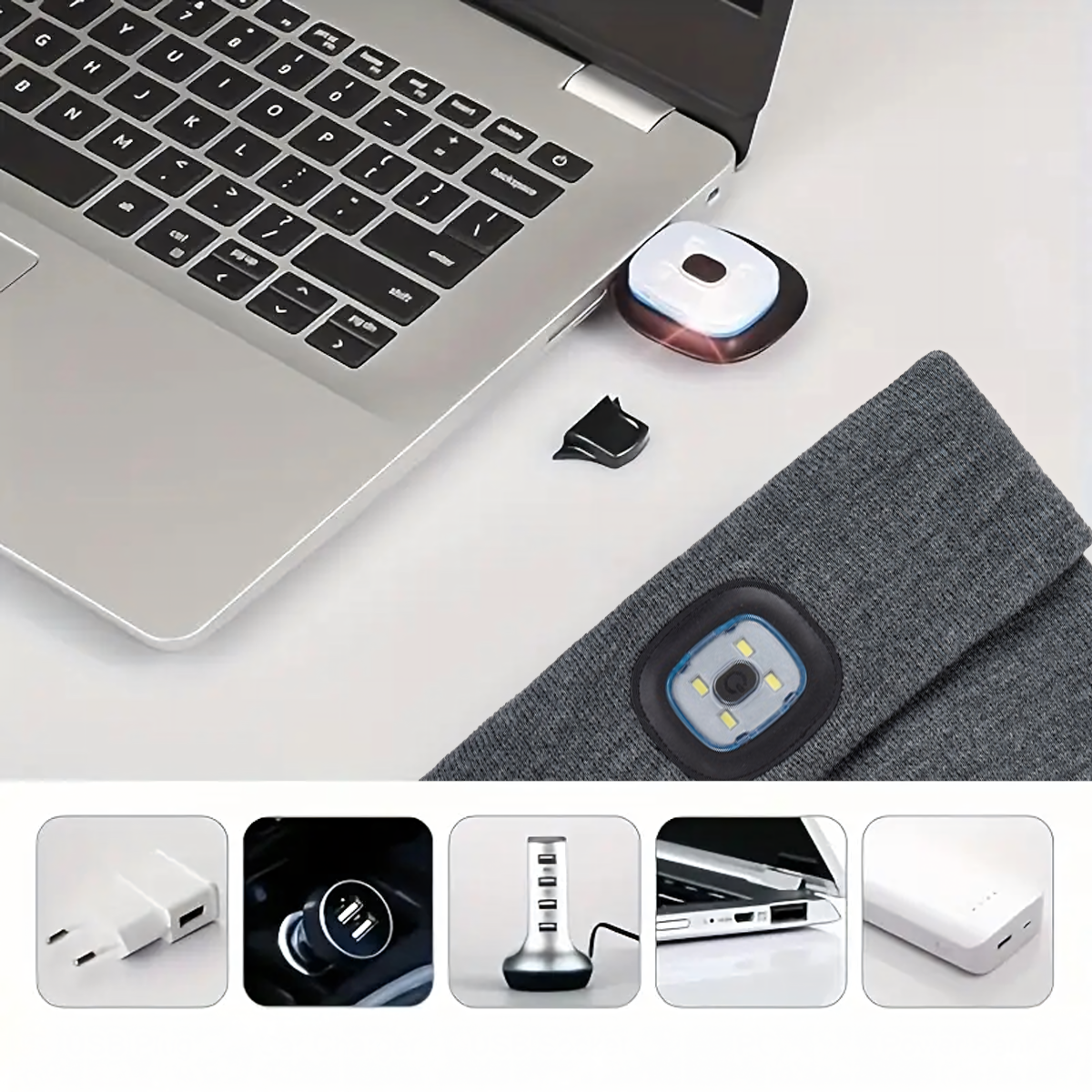 Žieminė Kepurė su LED Žibintuvėliu