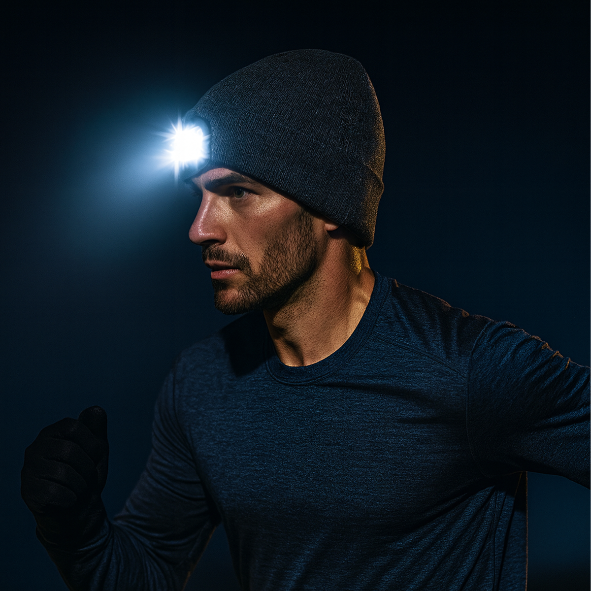 Žieminė Kepurė su LED Žibintuvėliu