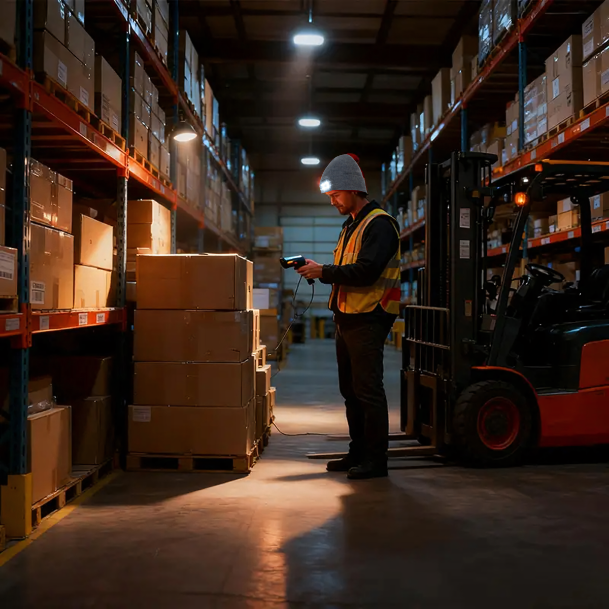 Žieminė Kepurė su LED Žibintuvėliu