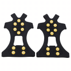 Antislidūs batai su smaigais - elastingos guminės apkaustai