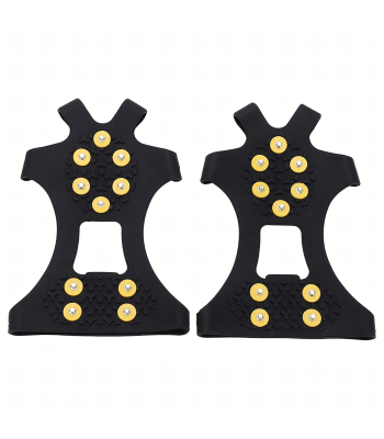 Antislidūs batai su smaigais - elastingos guminės apkaustai