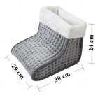 Elektrinis pėdų šildytuvas su nuotolinio valdymo pultu, minkštas, 9 šilumos lygiai