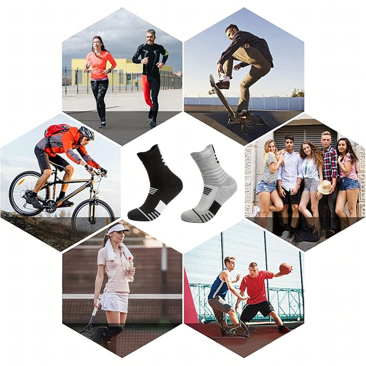 10 Porų Vyriškų Terminių Žieminių Sportinių Kojinių