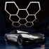 Lempa LED Hexagon Panel Apšvietimas Garažui Namams