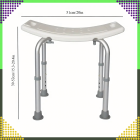 Reguliuojama vonios kėdė dušui