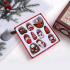 Mediniai kalėdiniai pakabukai eglutei, 10 vnt.