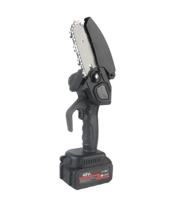 Mini akumuliatorinė grandininė pjūklas medienai ir šakoms