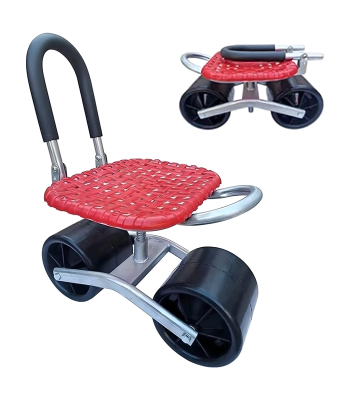 Sodo Vežimėlis Su 360 Laipsnių Sėdyne Ant Ratukų