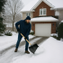 Tvirta medinė sniego kastuvas 130 cm