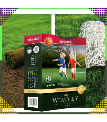 Premium Sportinė Vejos Sėkla WEMBLEY 1kg 40m