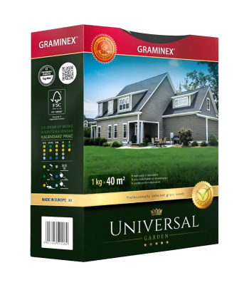 Premium Vejos Sėklos UNIVERSAL Mišinys Universalus 1kg 40m Atsparus