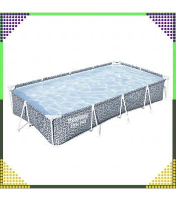 Bestway 561FV Plieninis Pro Stačiakampis Sodo Baseinas 366x201x66 cm