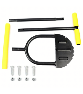 Rankinė vejos ir kraštų pjovimo mašina su lanku