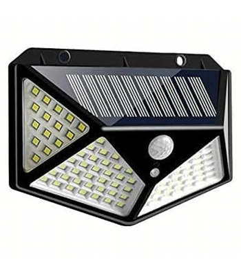 Saulės energija maitinama lauko lempa su judesio ir prieblandos jutikliu