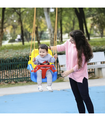 Sūpynės 3in1 su atlošu vaikams